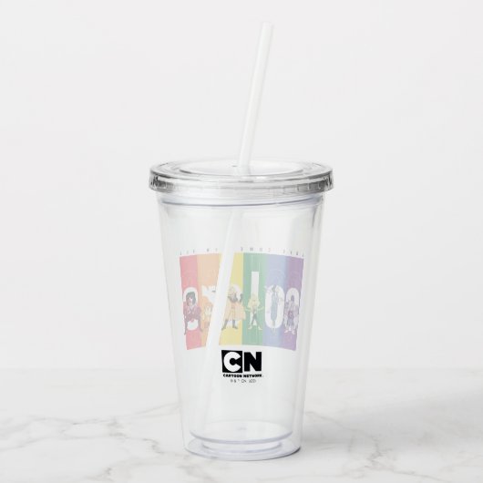 Steven Universe - Liebe kommt in allen Farben Acryltrinkbecher (Rückseite)