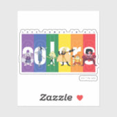 Steven Universe - Liebe kommt in allen Farben Aufkleber (Blatt)