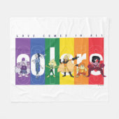 Steven Universe - Liebe kommt in allen Farben Fleecedecke (Vorderseite (Horizontal))