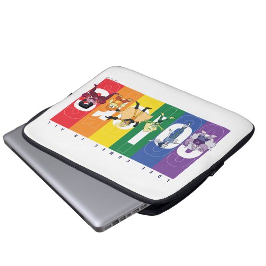 Steven Universe - Liebe kommt in allen Farben Laptopschutzhülle (Vorne Knopf)