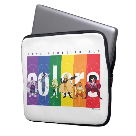 Steven Universe - Liebe kommt in allen Farben Laptopschutzhülle (Vorderseite Links)