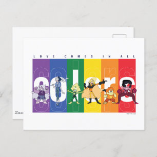 Steven Universe - Liebe kommt in allen Farben Postkarte