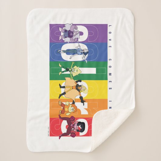 Steven Universe - Liebe kommt in allen Farben Sherpadecke (Vorderseite)