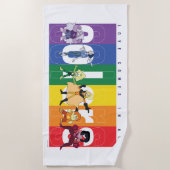 Steven Universe - Liebe kommt in allen Farben Strandtuch (Vorderseite)