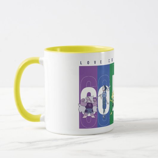Steven Universe - Liebe kommt in allen Farben Tasse (Links)