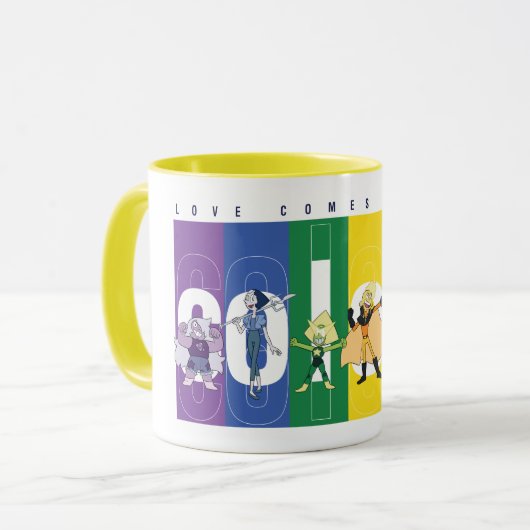 Steven Universe - Liebe kommt in allen Farben Tasse (Vorderseite Links)