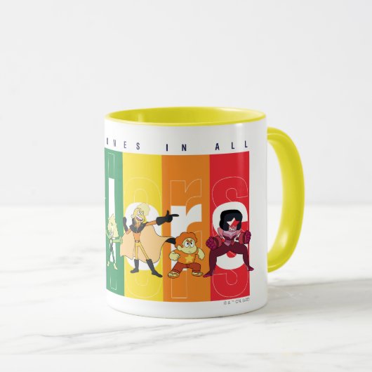 Steven Universe - Liebe kommt in allen Farben Tasse (VorderseiteRechts)