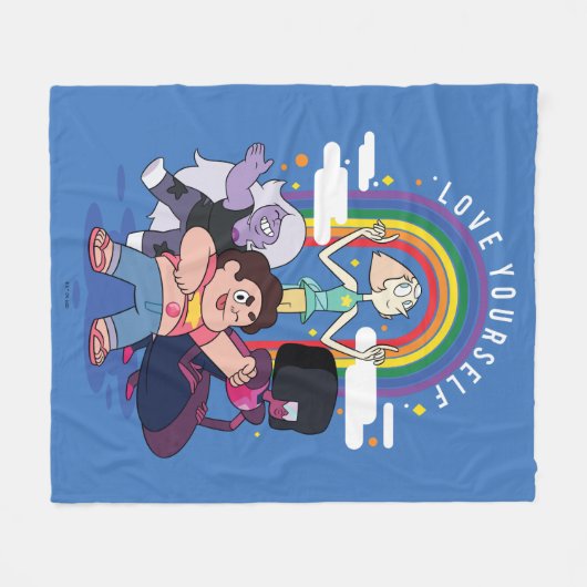 Steven Universe - Liebe Sie selbst Fleecedecke (Vorderseite (Horizontal))