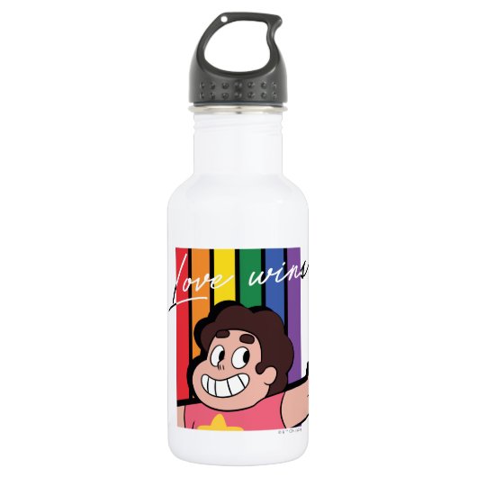Steven Universe - Love Wins Edelstahlflasche (Vorderseite)