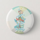 Steven Universe | Pearl Character Graphic Button (Vorderseite)