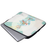 Steven Universe | Pearl Character Graphic Laptopschutzhülle (Vorne Knopf)