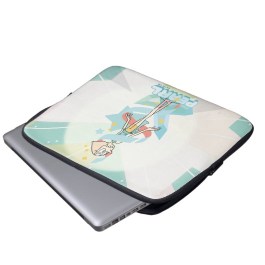 Steven Universe | Pearl Character Graphic Laptopschutzhülle (Vorne Knopf)