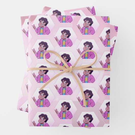 Steven Universe | Pink Diamond Portrait Geschenkpapier Set (Beispiel)