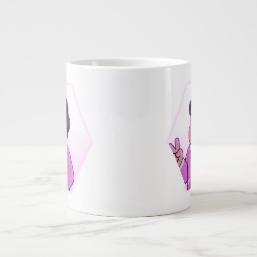 Steven Universe | Pink Diamond Portrait Jumbo-Tasse (Vorderseite)