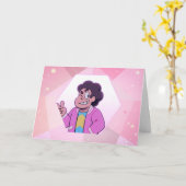Steven Universe | Pink Diamond Portrait Karte (Gelbe Blume)