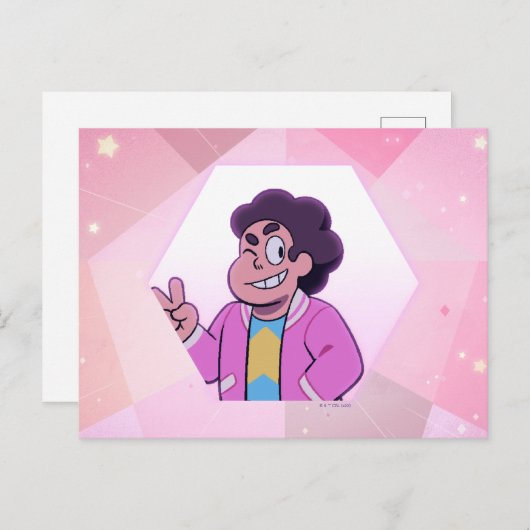 Steven Universe | Pink Diamond Portrait Postkarte (Vorne/Hinten)