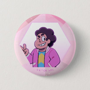 Steven Universe Rosa Diamantportrait Button
