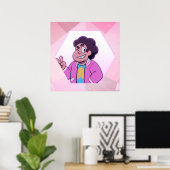 Steven Universe | Rosa Diamantportrait Poster (Heimbüro)