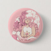 Steven Universe | Rose Quartz Illustration Button (Vorderseite)
