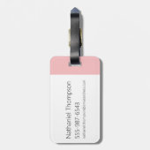 Steven Universe | Rose Quartz Illustration Gepäckanhänger (Rückseite vertikal)