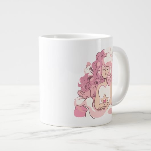 Steven Universe | Rose Quartz Illustration Jumbo-Tasse (Vorderseite Rechts)