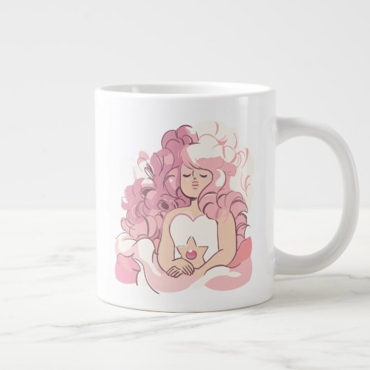 Steven Universe | Rose Quartz Illustration Jumbo-Tasse (Rechts)