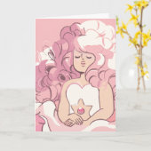 Steven Universe | Rose Quartz Illustration Karte (Gelbe Blume)