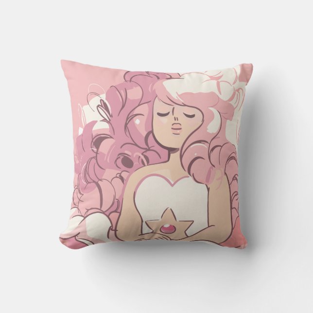 Steven Universe | Rose Quartz Illustration Kissen (Vorderseite)