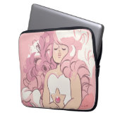 Steven Universe | Rose Quartz Illustration Laptopschutzhülle (Vorderseite Links)