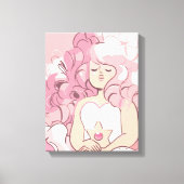 Steven Universe | Rose Quartz Illustration Leinwanddruck (Vorderseite)