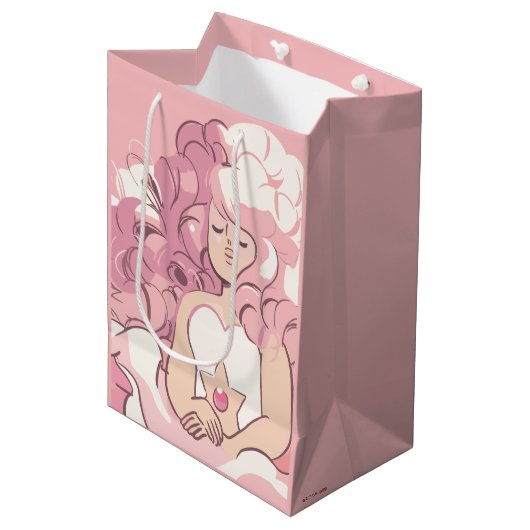 Steven Universe | Rose Quartz Illustration Mittlere Geschenktüte (Vorderseite Schrägansicht)