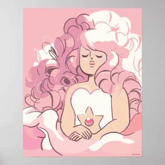 Steven Universe | Rose Quartz Illustration Poster (Vorne)
