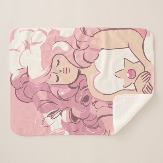 Steven Universe | Rose Quartz Illustration Sherpadecke (Vorderseite (Horizontal))