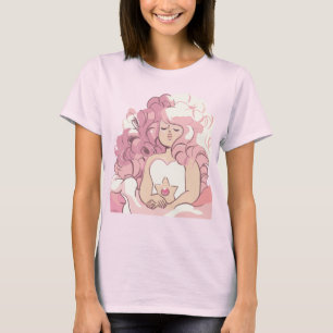 Steven Universe   Rose Quartz Illustration T-Shirt