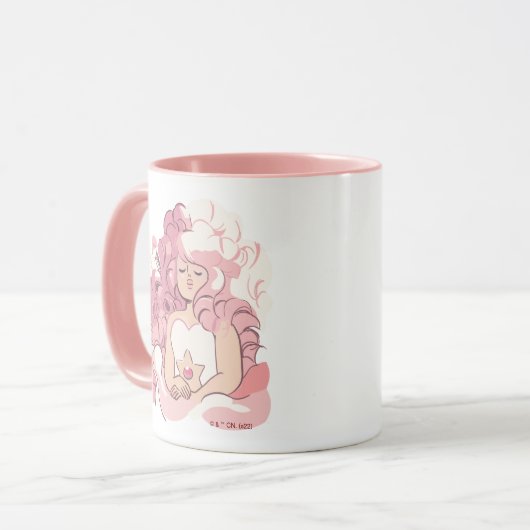 Steven Universe | Rose Quartz Illustration Tasse (Vorderseite Links)