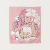 Steven Universe | Rose Quartz Illustration Wandteppich (Vorderseite)