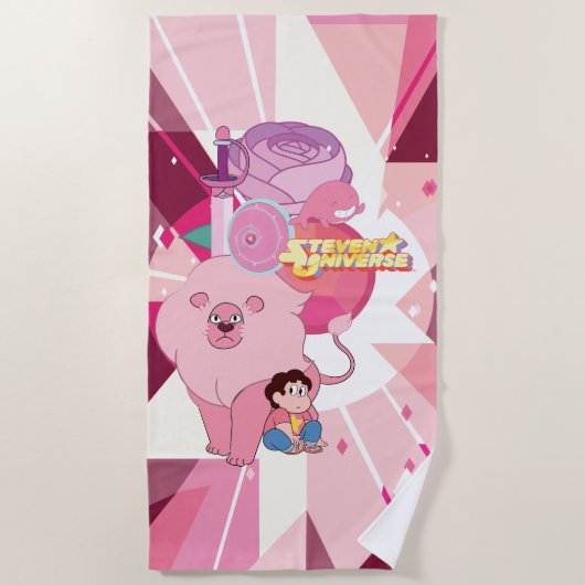 Steven Universe | Rose Quartz Legacy Strandtuch (Vorderseite)