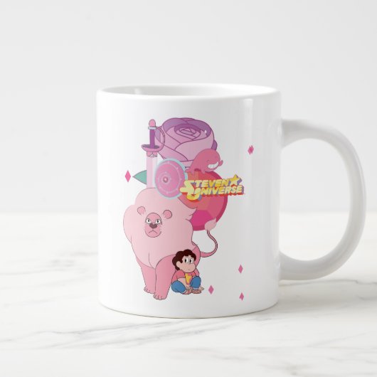 Steven Universe | Rose Quartz Vermächtnis Jumbo-Tasse (Rechts)