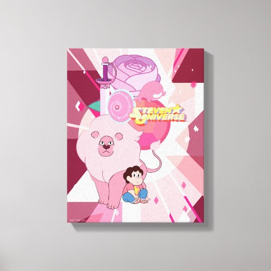 Steven Universe | Rose Quartz Vermächtnis Leinwanddruck (Vorderseite)