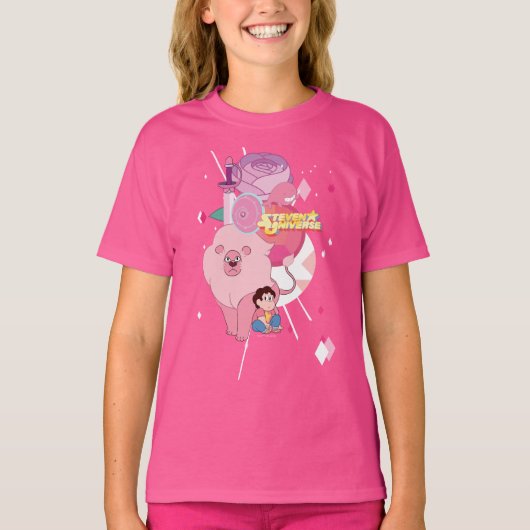 Steven Universe | Rose Quartz Vermächtnis T-Shirt (Vorderseite)