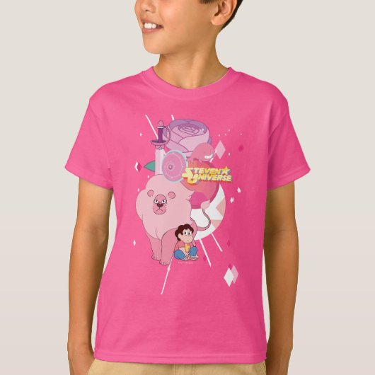 Steven Universe | Rose Quartz Vermächtnis T-Shirt (Vorderseite)