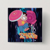 Steven Universe | Serious Steven.. Aktivieren! Button (Vorderseite)