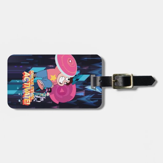 Steven Universe | Serious Steven.. Aktivieren! Gepäckanhänger (Vorderseite horizontal)