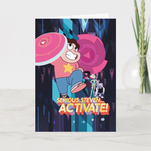 Steven Universe | Serious Steven.. Aktivieren! Karte (Vorderseite)