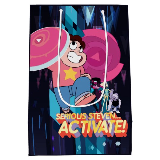 Steven Universe | Serious Steven.. Aktivieren! Mittlere Geschenktüte (Rückseite)