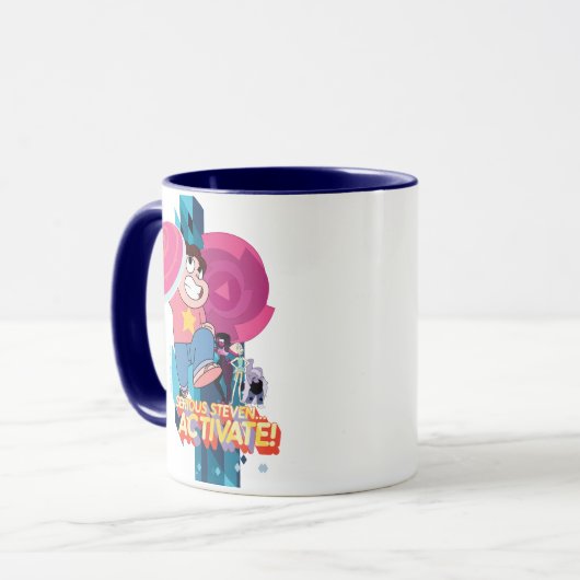 Steven Universe | Serious Steven.. Aktivieren! Tasse (Vorderseite Links)