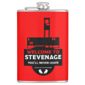 Stevenage Hertfordshire Flachmann (Vorderseite)