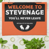 Stevenage Hertfordshire Geschirrtuch (Gefaltet)