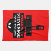 Stevenage Hertfordshire Geschirrtuch (Horizontal)