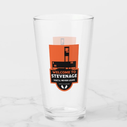 Stevenage Hertfordshire Glas (Rückseite)